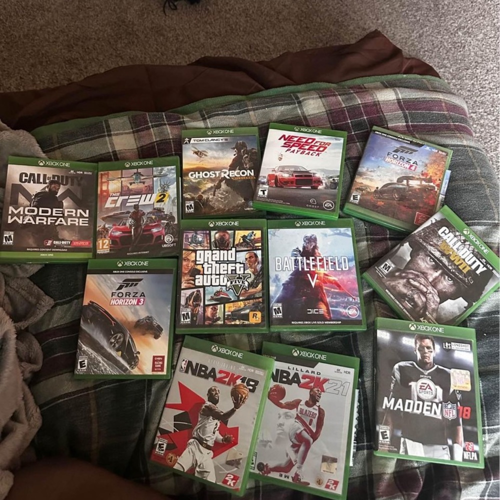 Xbox One Video Games (Description)